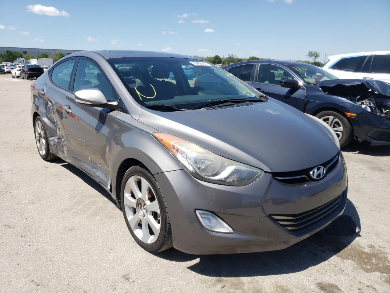 HYUNDAI ELANTRA GL 2013 with VIN 5NPDH4AE4DH354513 - Photo from auction
