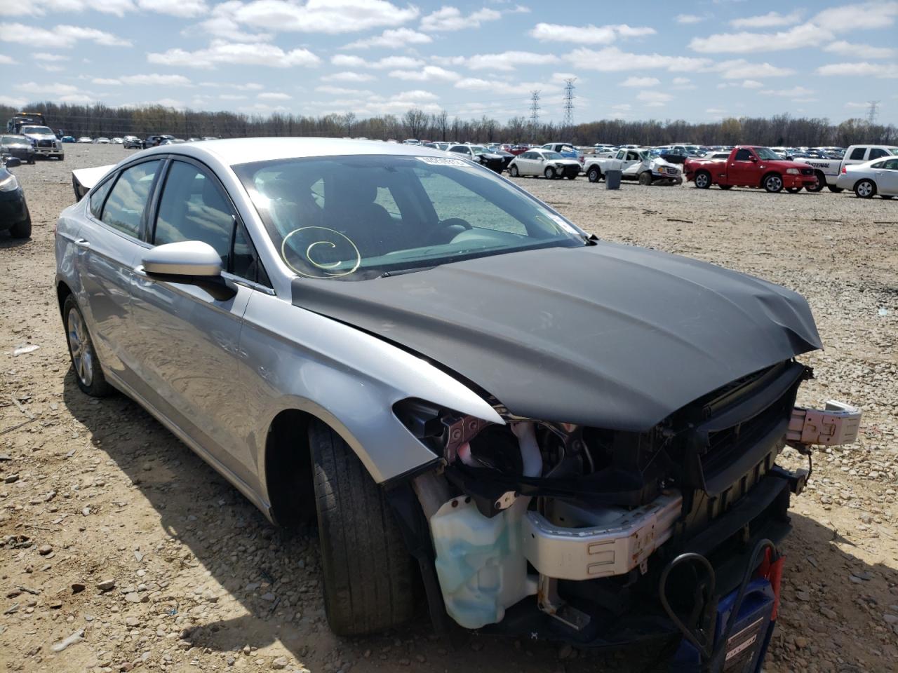 Photo 1 from auction – 2017 FORD FUSION SE with VIN 3FA6P0H76HR237097