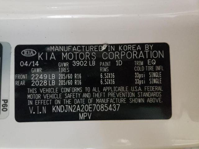 Photo 10 from auction – 2014 KIA SOUL with VIN KNDJN2A20E7085437