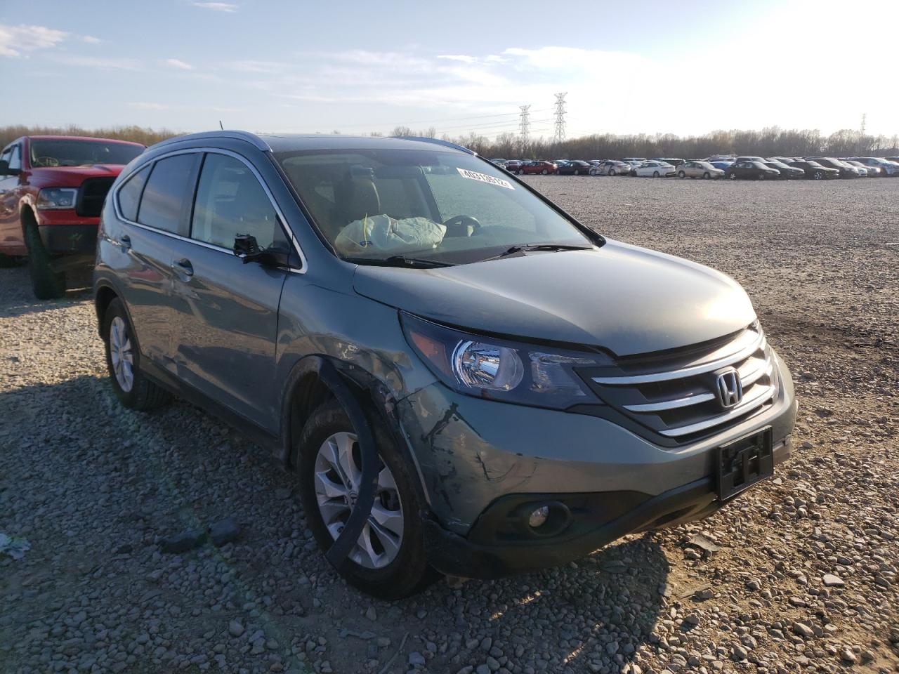 HONDA CR-V EXL 2012 with VIN JHLRM4H76CC005911 - Photo from auction