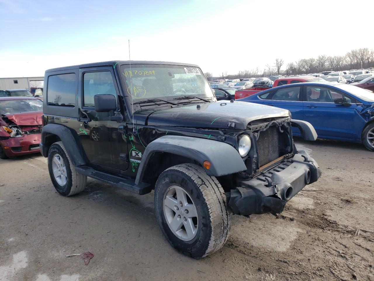 JEEP WRANGLER X 2009 with VIN 1J4FA24109L707899 - Photo from auction