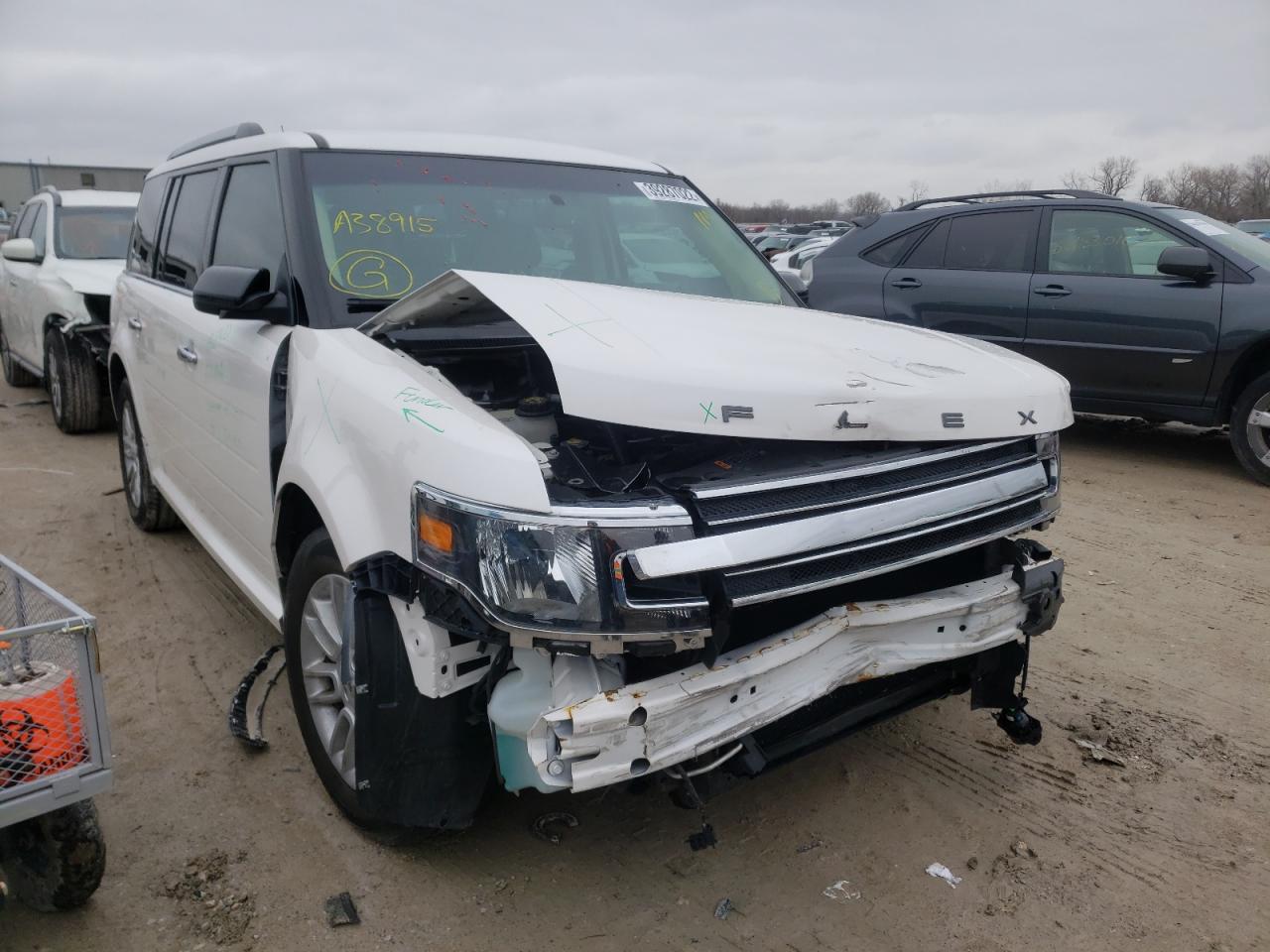 FORD FLEX SEL 2019 with VIN 2FMGK5C80KBA38915 - Photo from auction