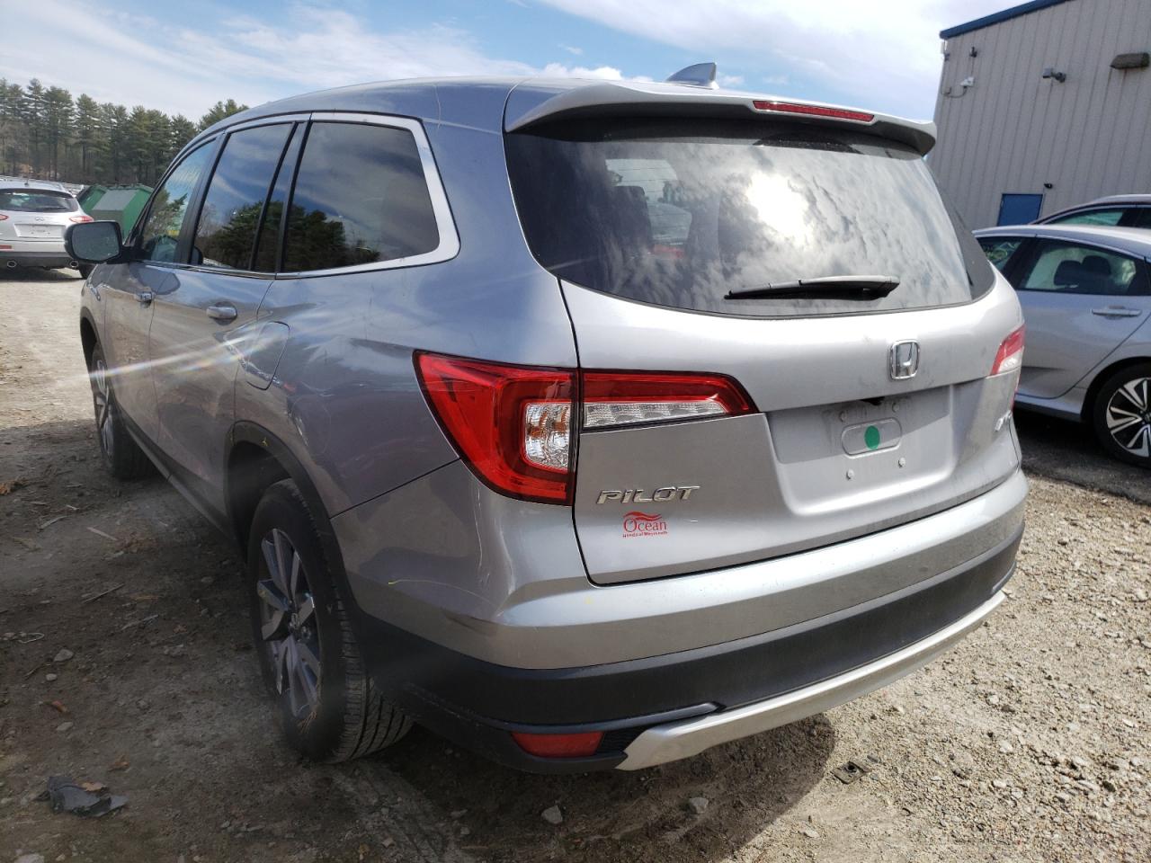 Photo 3 from auction – 2020 HONDA PILOT EX with VIN 5FNYF6H34LB067189