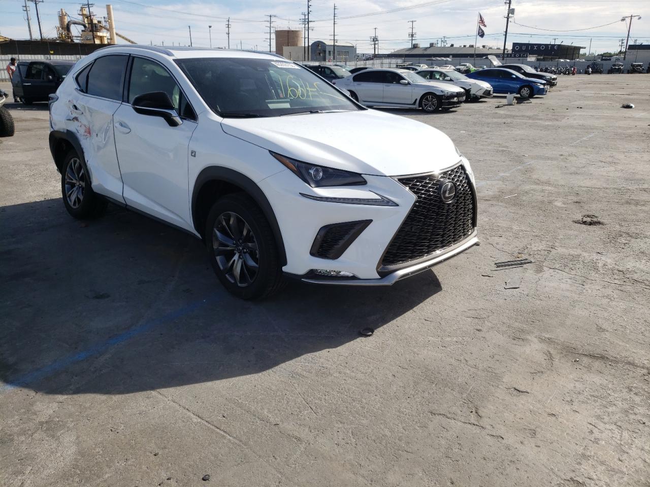 LEXUS NX 300 BAS 2021 with VIN JTJSARBZ2M2202402 - Photo from auction