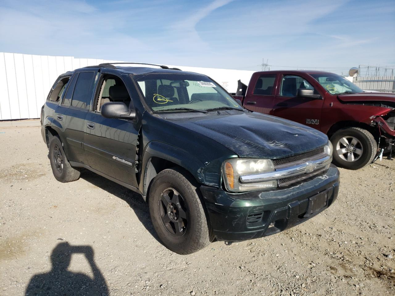 CHEVROLET TRAILBLAZE 2003 with VIN 1GNDT13S032347775 - Photo from auction