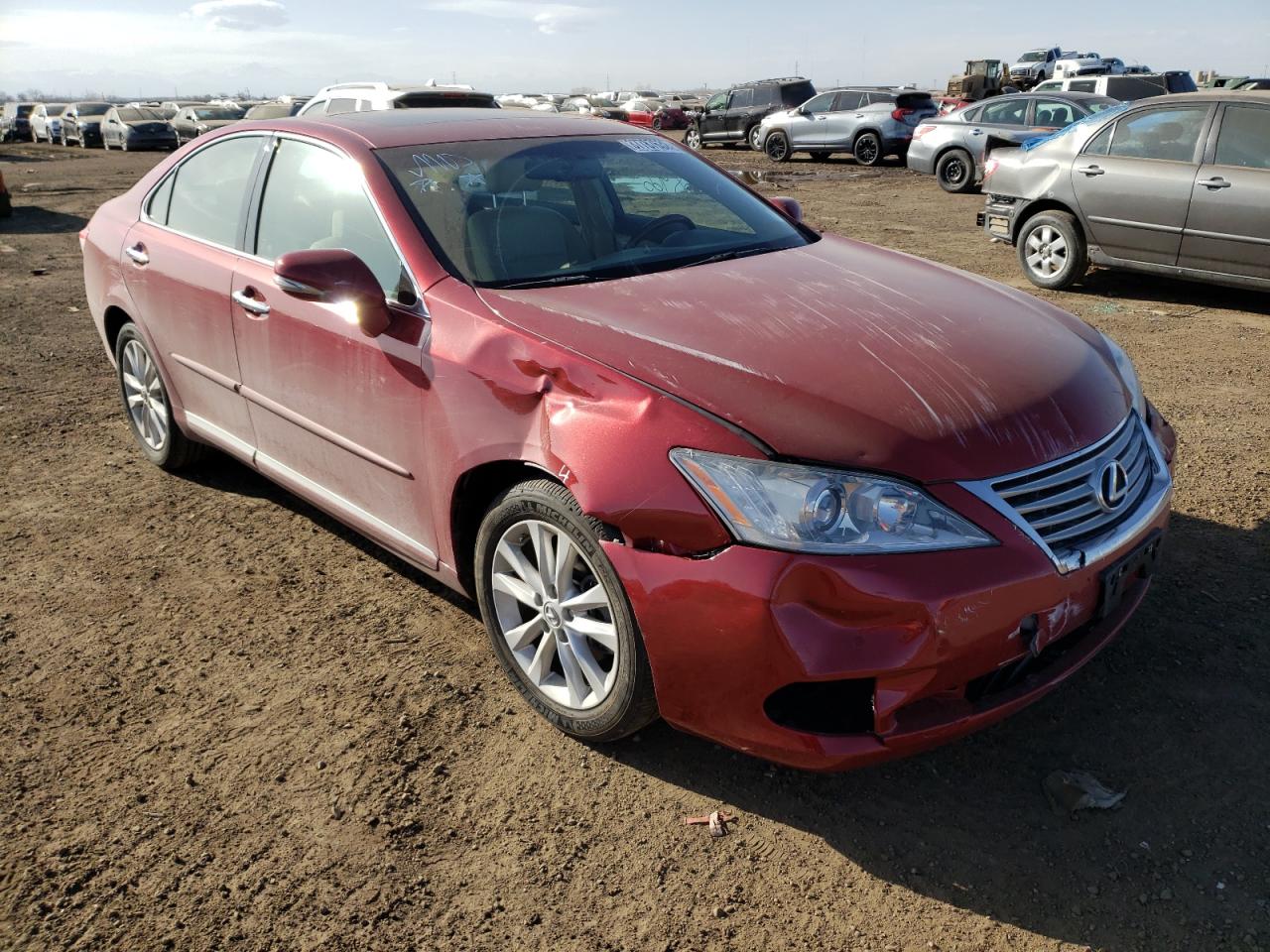 LEXUS ES 350 2011 with VIN JTHBK1EG8B2452850 - Photo from auction