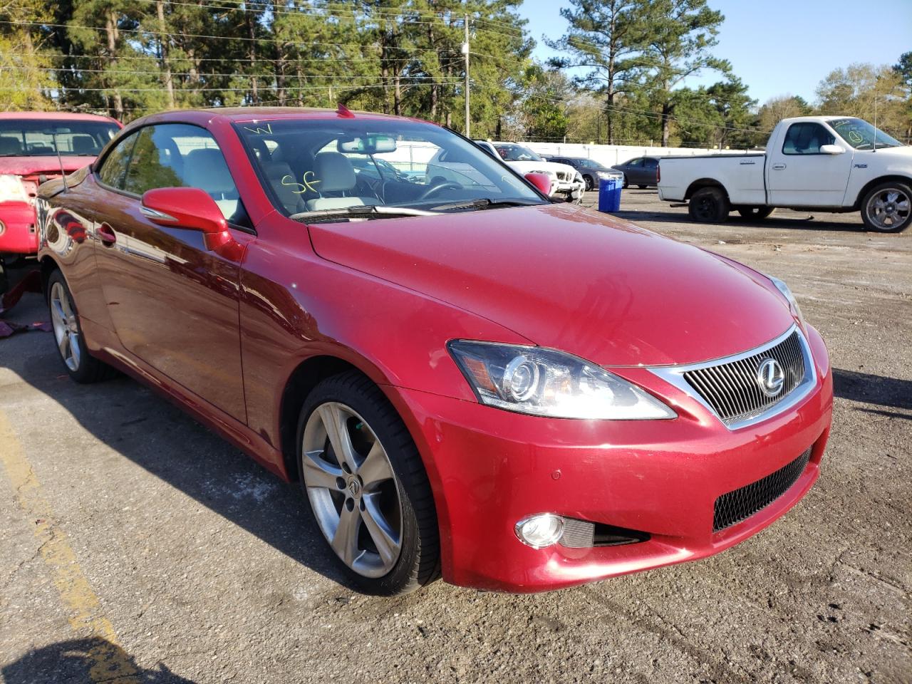 LEXUS IS 350 2012 with VIN JTHFE2C24C2508886 - Photo from auction
