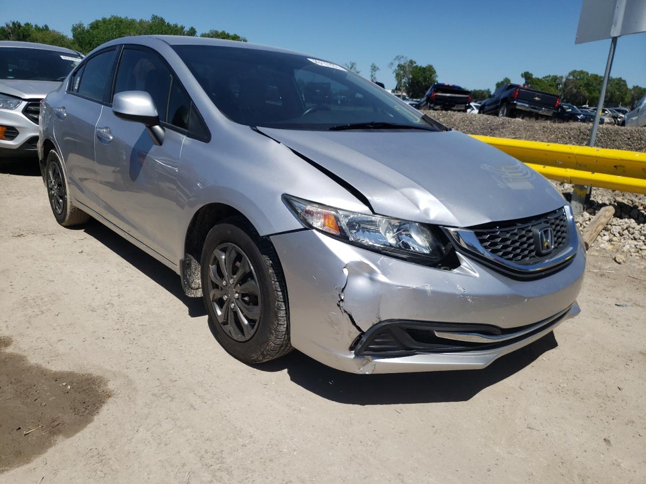 Photo 1 from auction – 2013 HONDA CIVIC LX with VIN 19XFB2F5XDE014004