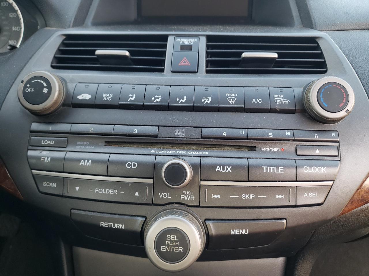 Photo 9 from auction – 2011 HONDA ACCORD EX with VIN 1HGCP2E7XBA036917