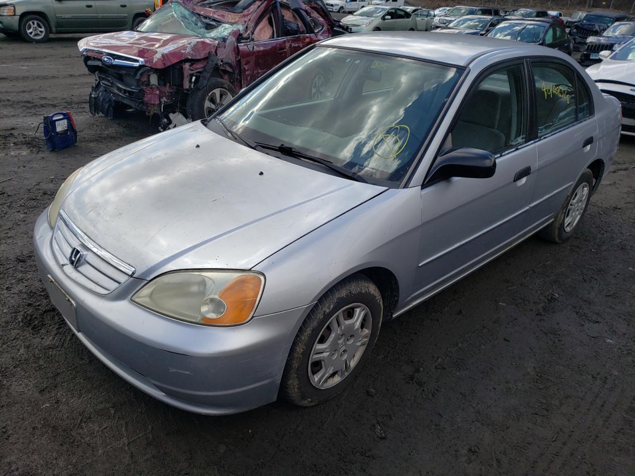 Photo 2 from auction – 2001 HONDA CIVIC with VIN 2HGES16541H601953