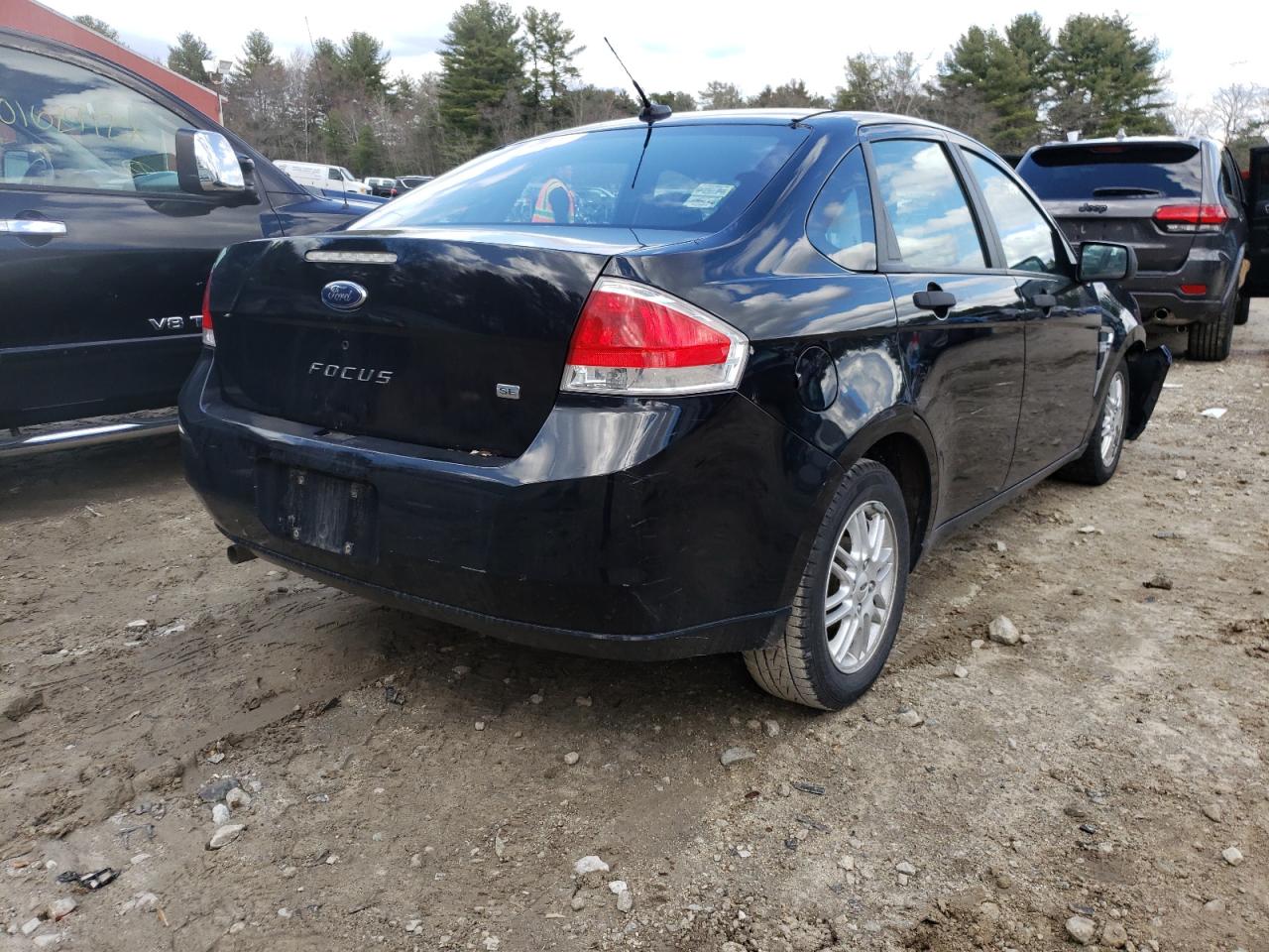 Photo 4 from auction – 2008 FORD FOCUS SE with VIN 1FAHP35N98W249481