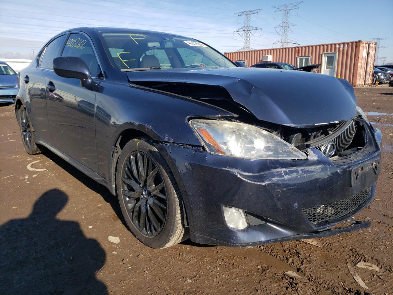 LEXUS IS 250 2008 with VIN JTHCK262385024625 - Photo from auction