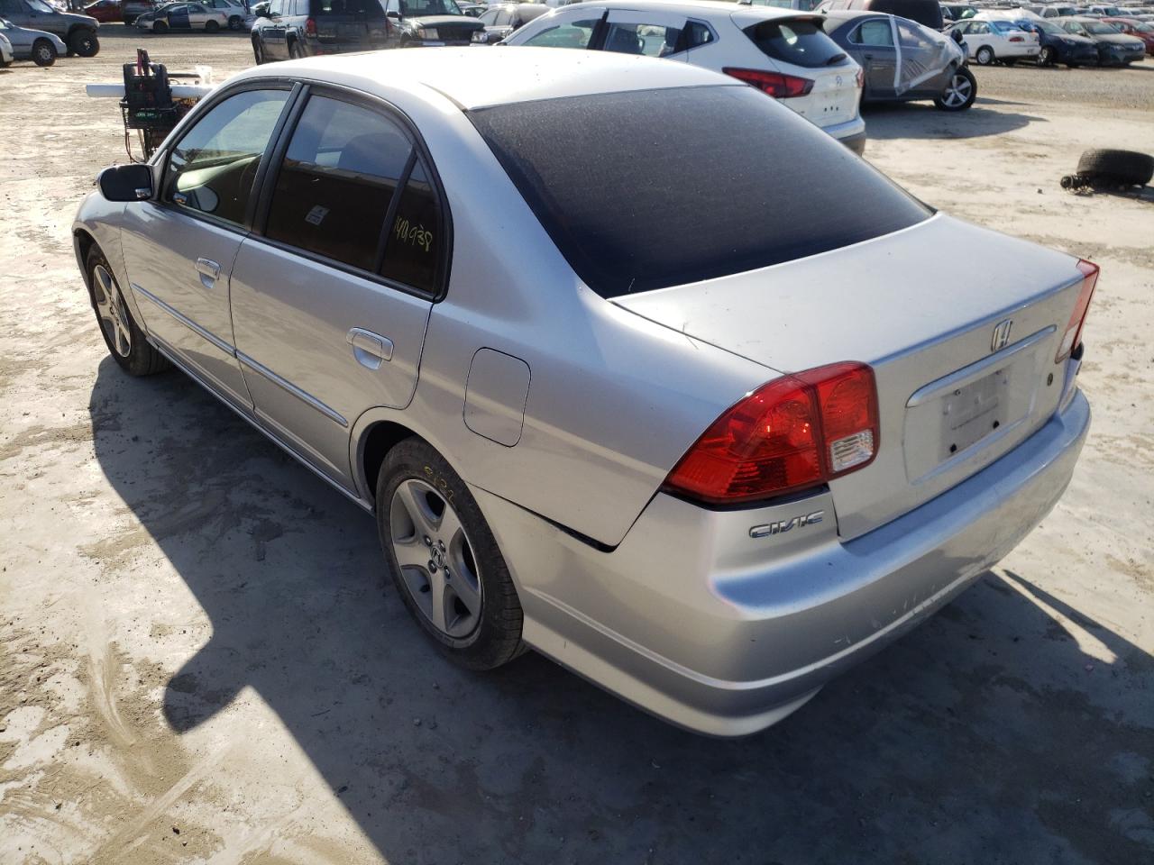 Photo 3 from auction – 2004 HONDA CIVIC EX with VIN 2HGES26804H574299