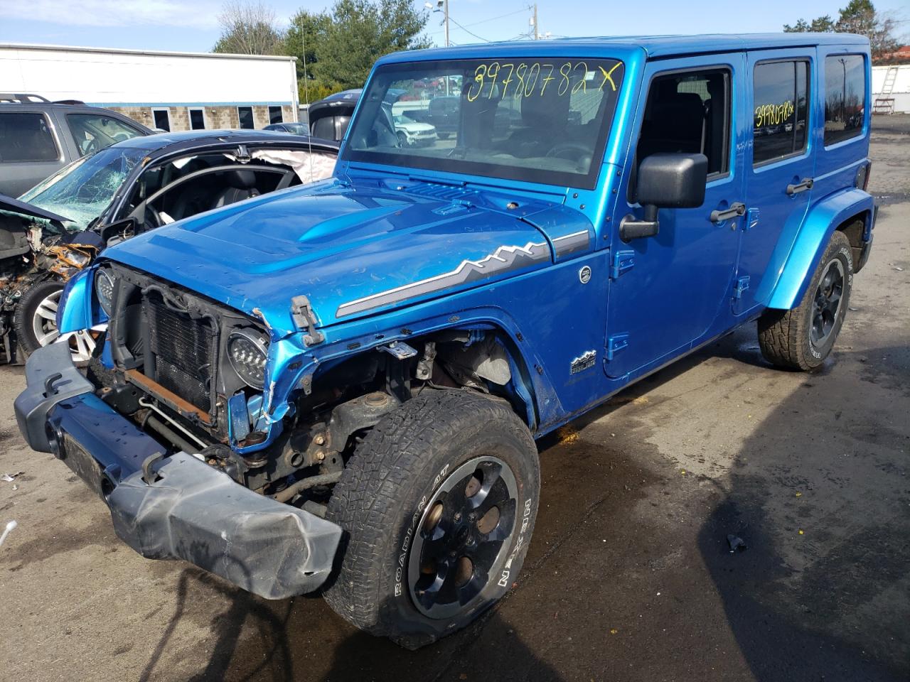 Photo 2 from auction – 2014 JEEP WRANGLER U with VIN 1C4BJWEG7EL198807