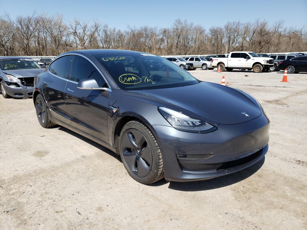 TESLA MODEL 3 2020 with VIN 5YJ3E1EB3LF663504 - Photo from auction