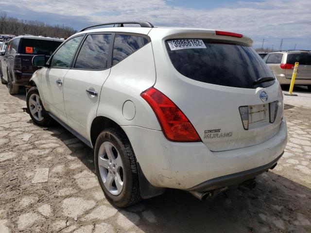 Photo 3 from auction – 2005 NISSAN MURANO SL with VIN JN8AZ08T95W318328