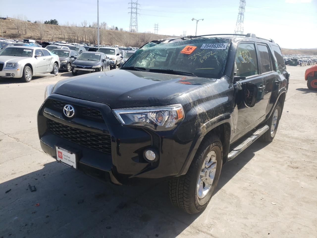 Photo 2 from auction – 2019 TOYOTA 4RUNNER SR with VIN JTEBU5JR2K5637786