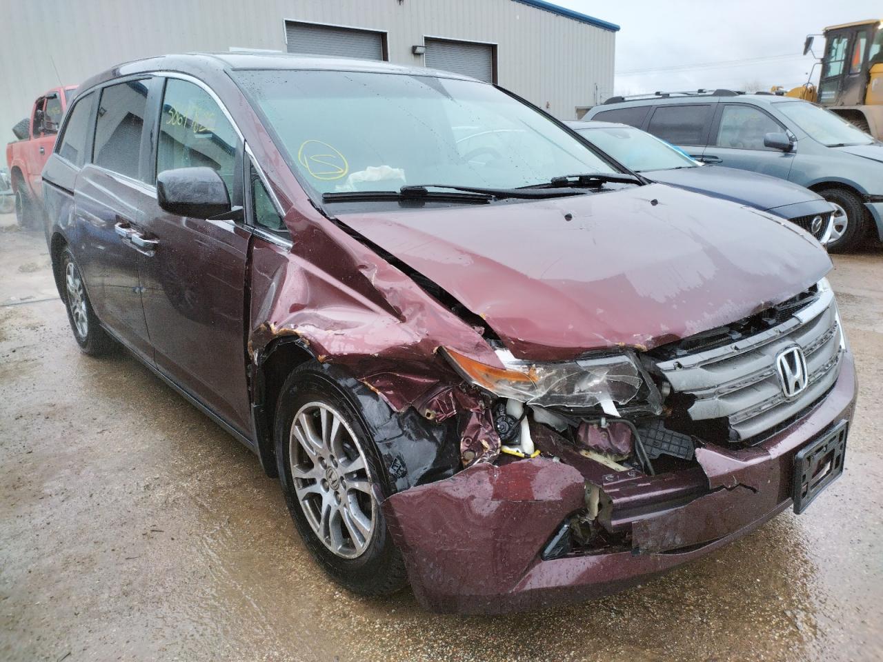 HONDA ODYSSEY EX 2012 with VIN 5FNRL5H61CB052957 - Photo from auction