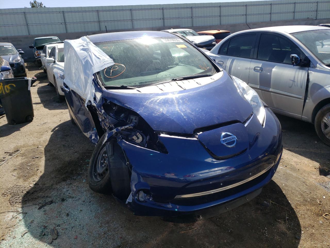 Photo 1 from auction – 2016 NISSAN LEAF S with VIN 1N4AZ0CP6GC302765