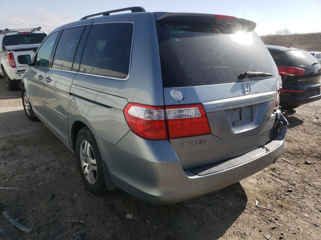 Photo 3 from auction – 2007 HONDA ODYSSEY EX with VIN 5FNRL38797B045502