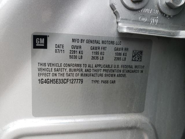 Photo 10 from auction – 2012 BUICK LACROSSE P with VIN 1G4GH5E33CF127779