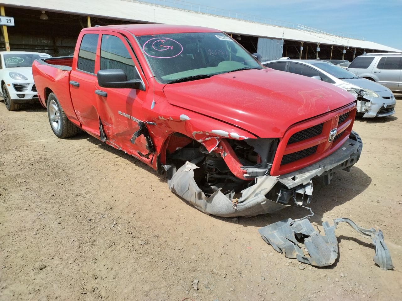 Photo 9 from auction – 2012 DODGE RAM 1500 S with VIN 1C6RD6FT9CS332325