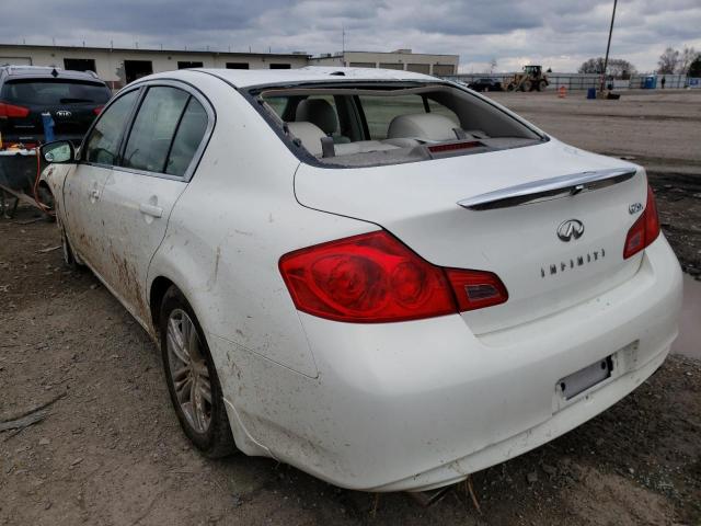 Photo 3 from auction – 2011 INFINITI G25 with VIN JN1DV6AR5BM450986