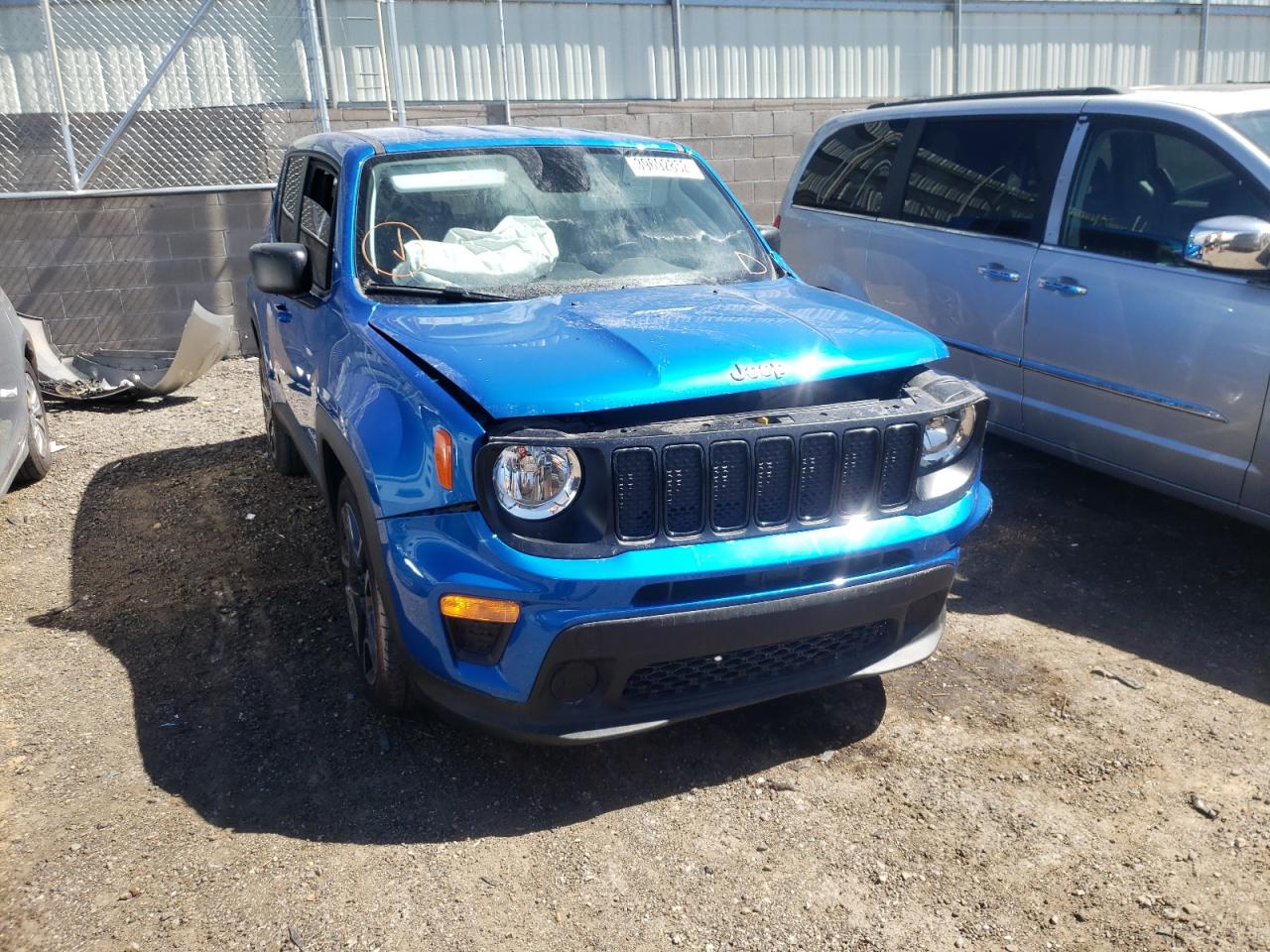 JEEP RENEGADE S 2020 with VIN ZACNJAAB6LPM04697 - Photo from auction