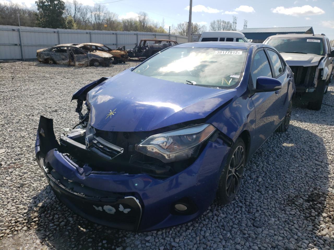Photo 2 from auction – 2015 TOYOTA COROLLA L with VIN 2T1BURHE9FC463495
