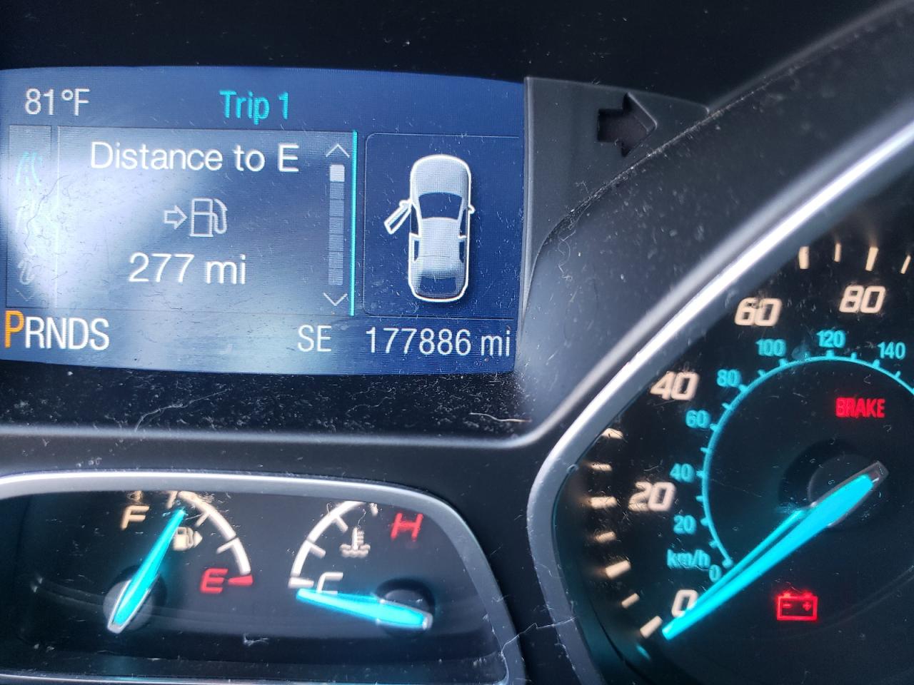 Photo 8 from auction – 2014 FORD ESCAPE S with VIN 1FMCU0F79EUC65212