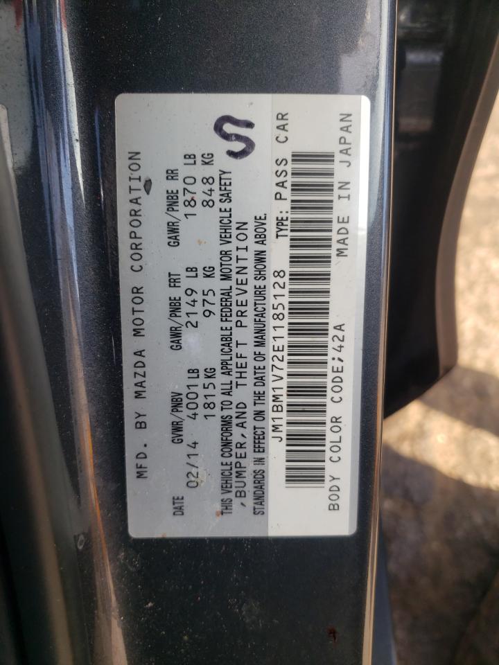 Photo 10 from auction – 2014 MAZDA 3 TOURING with VIN JM1BM1V72E1185128