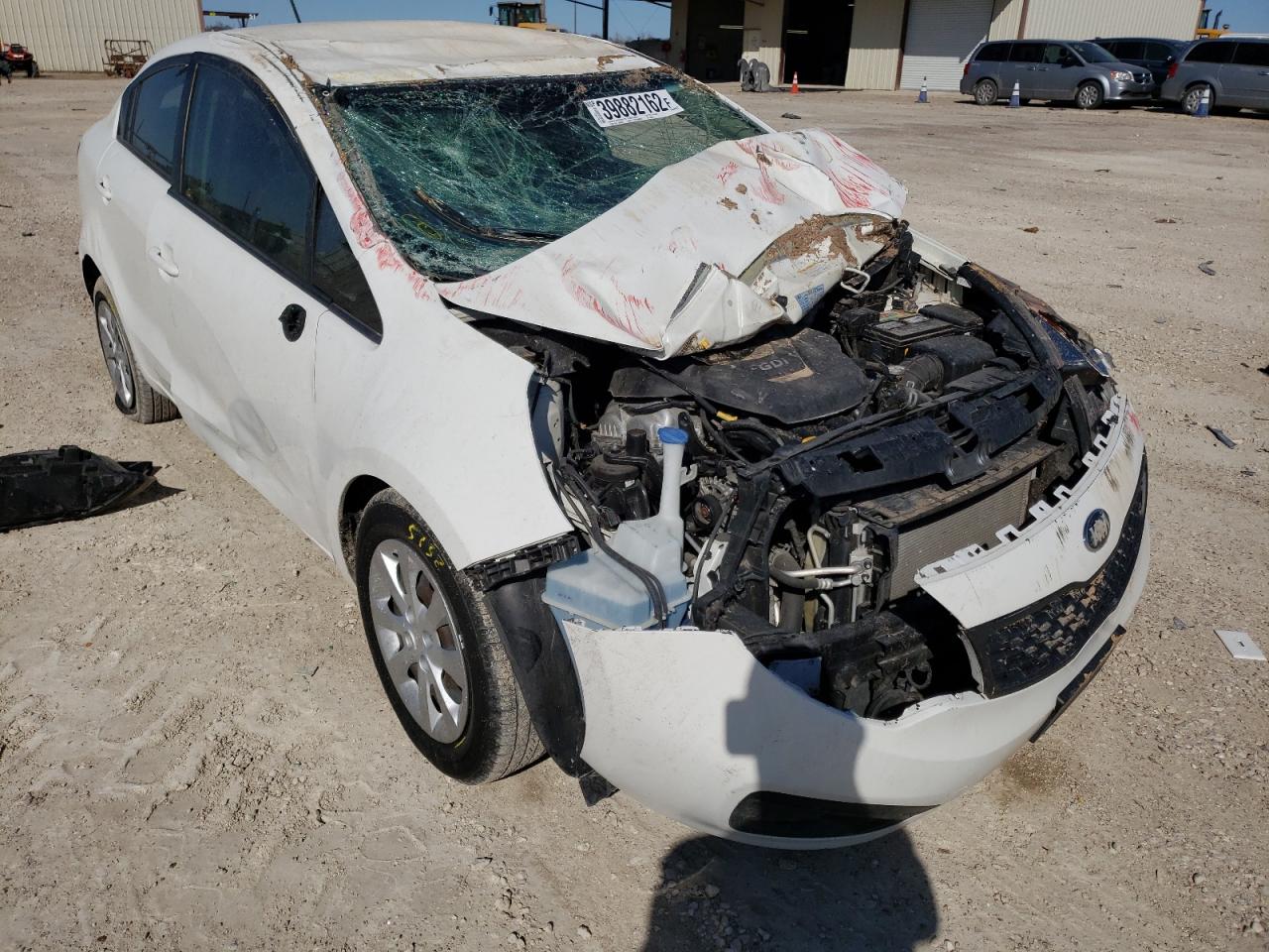 KIA RIO LX 2015 with VIN KNADM4A35F6460649 - Photo from auction