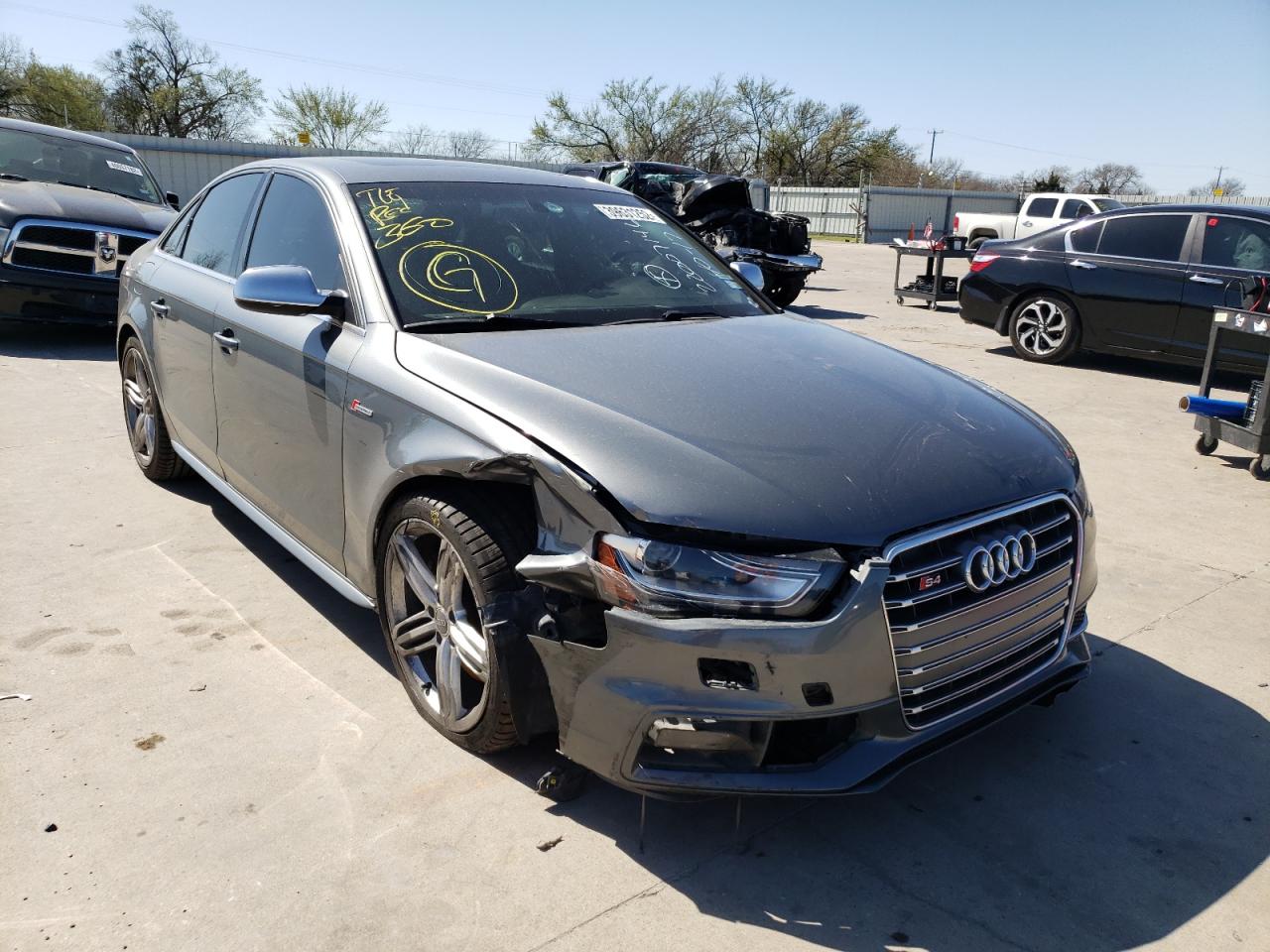 AUDI S4 PREMIUM 2014 with VIN WAUBGAFL2EA084879 - Photo from auction
