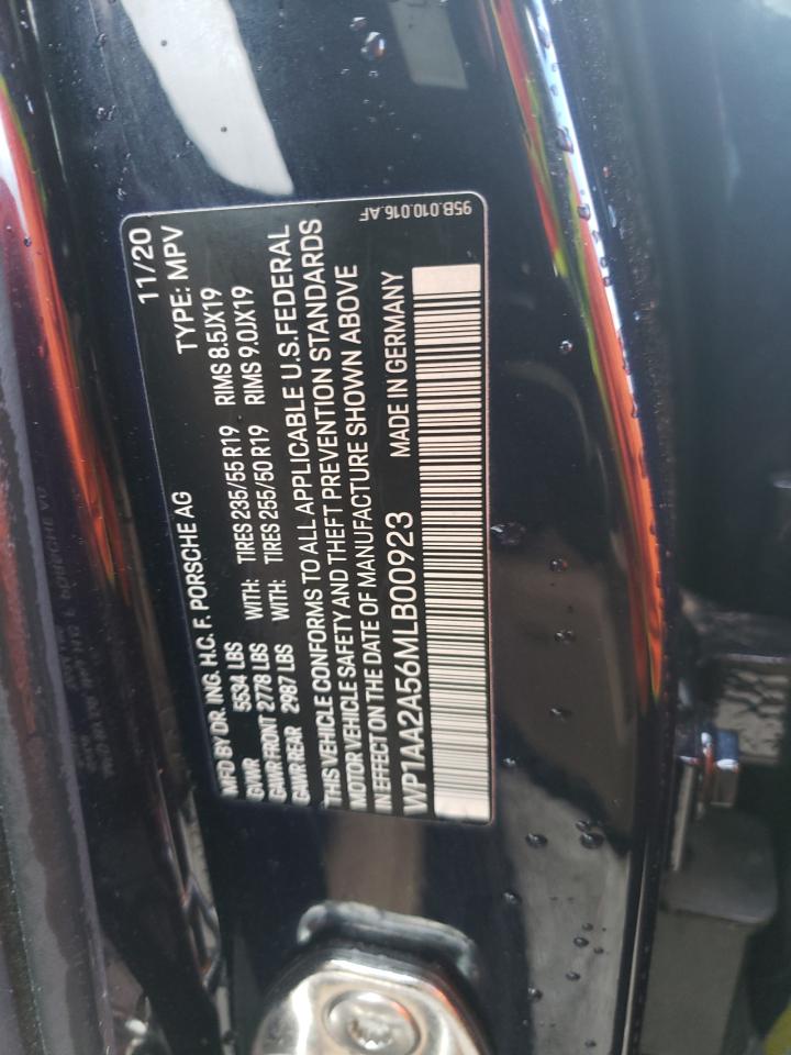 Photo 10 from auction – 2021 PORSCHE MACAN with VIN WP1AA2A56MLB00923