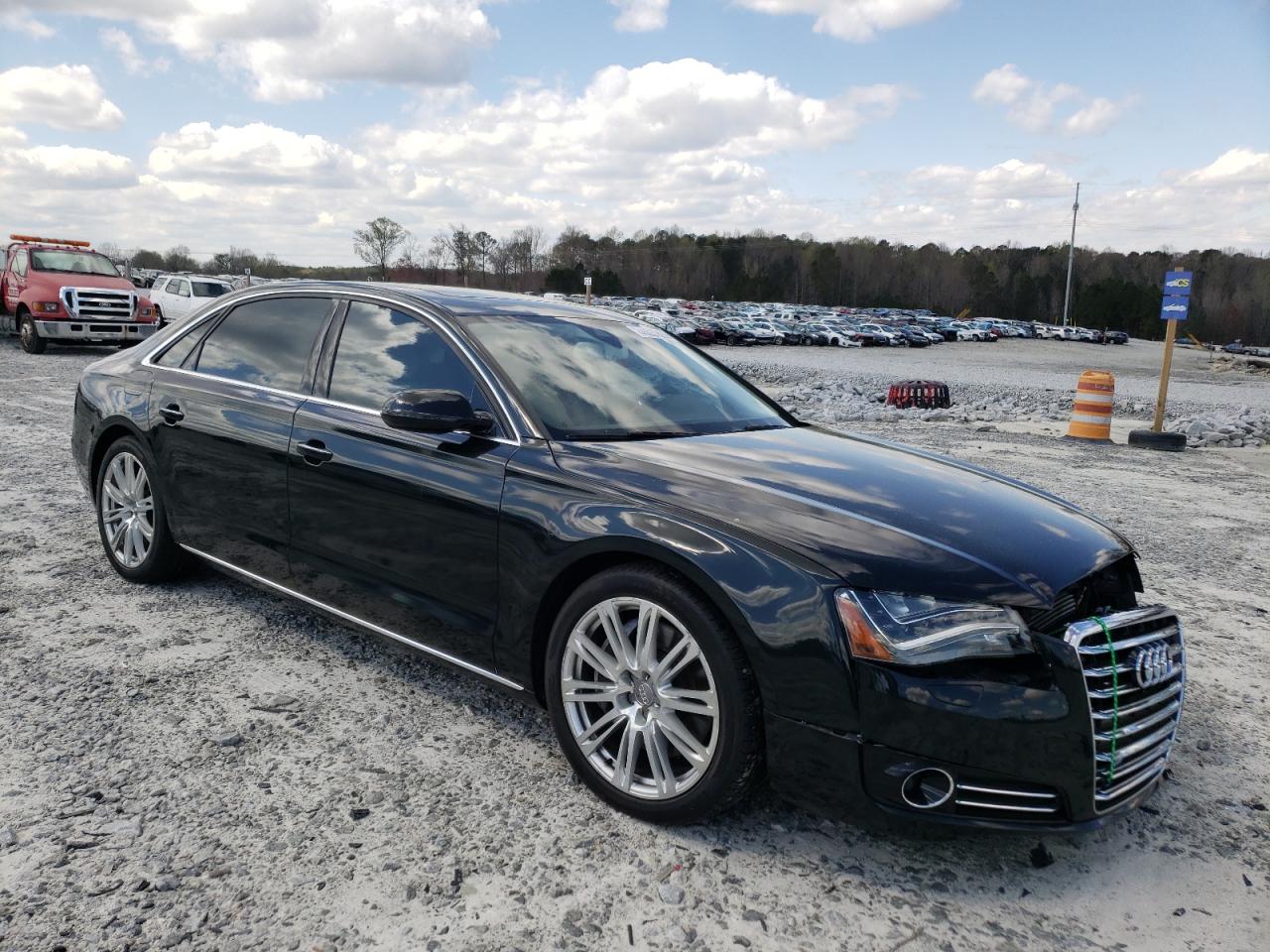 AUDI A8 L QUATT 2012 with VIN WAURVAFD6CN015972 - Photo from auction