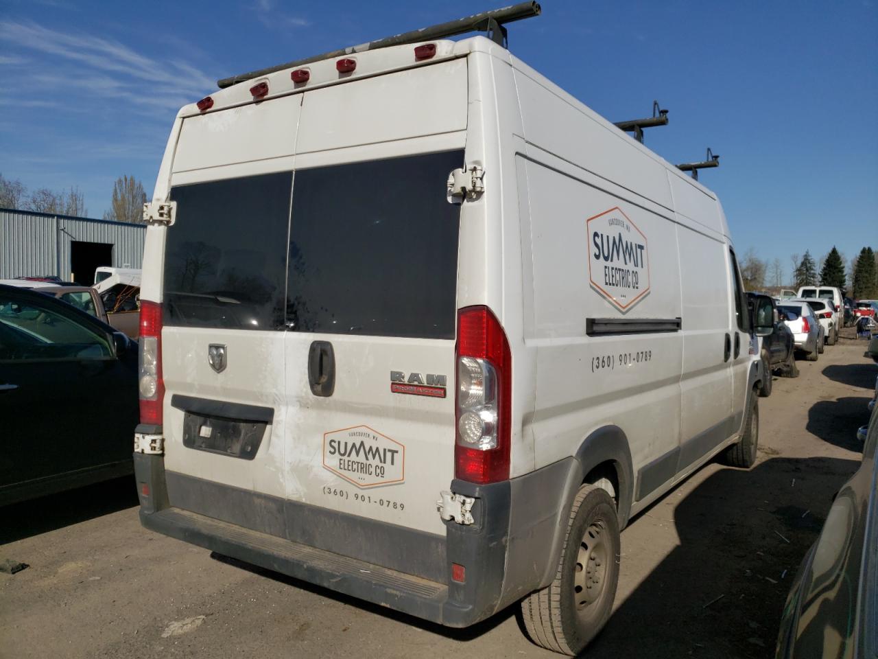 Photo 4 from auction – 2017 RAM PROMASTER with VIN 3C6TRVDG0HE540238