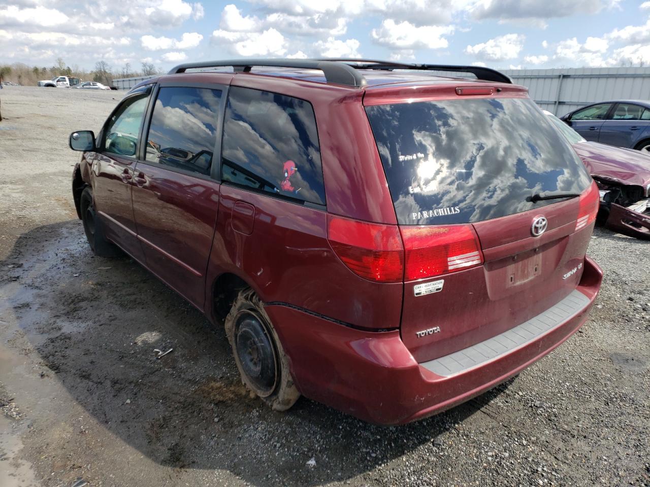 Photo 3 from auction – 2004 TOYOTA SIENNA CE with VIN 5TDZA23C04S135651