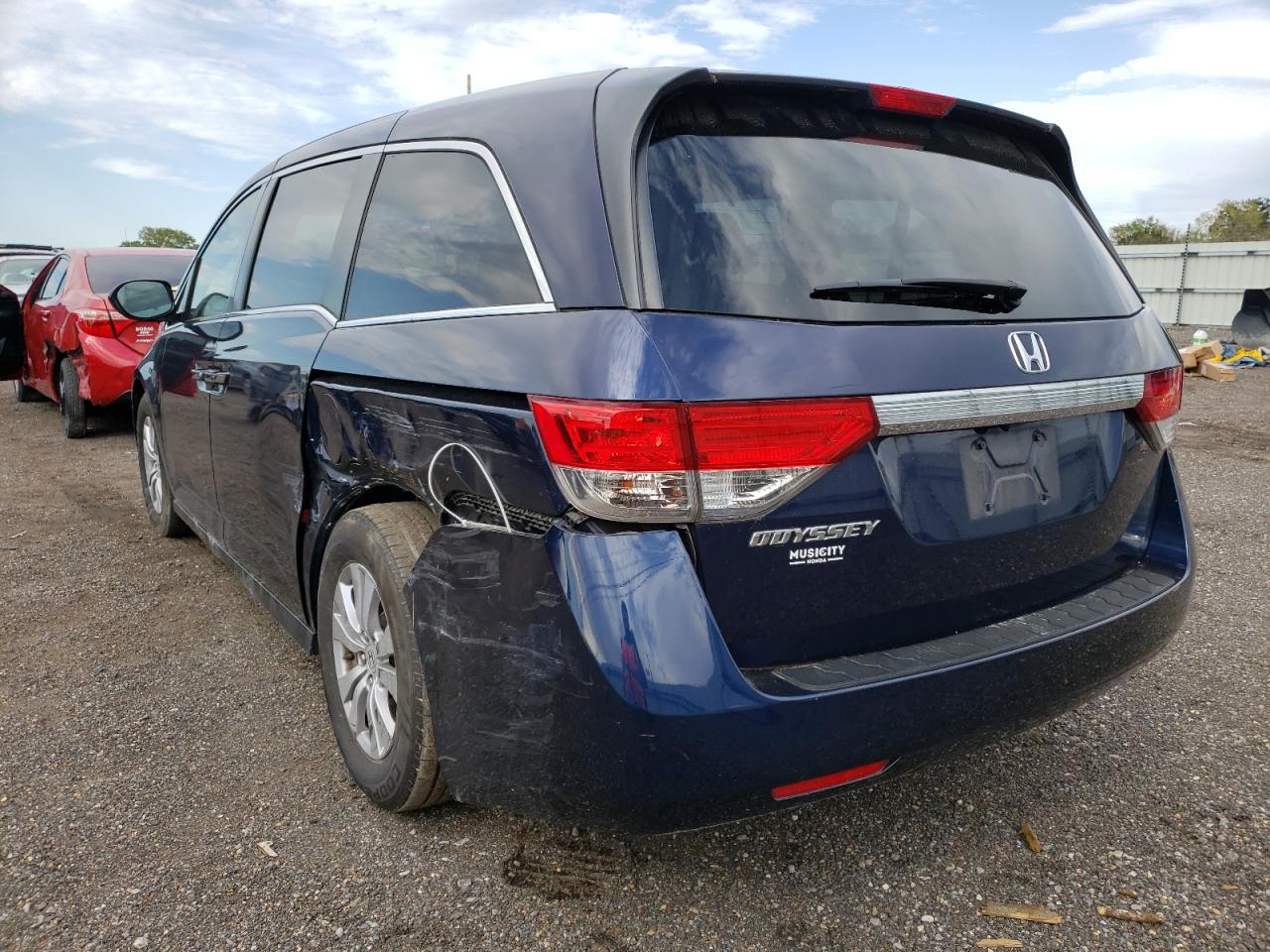 Photo 3 from auction – 2016 HONDA ODYSSEY EX with VIN 5FNRL5H66GB096216
