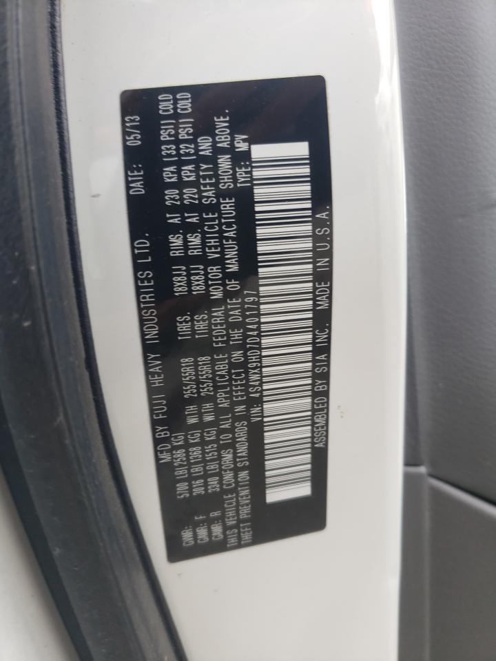 Photo 10 from auction – 2013 SUBARU TRIBECA LI with VIN 4S4WX9HD7D4401797