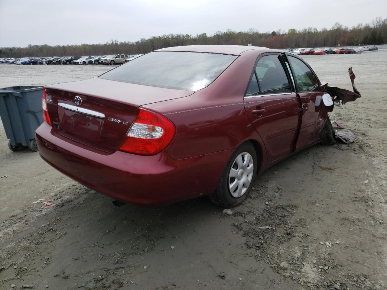 Photo 4 from auction – 2004 TOYOTA CAMRY LE with VIN 4T1BE32K54U341382