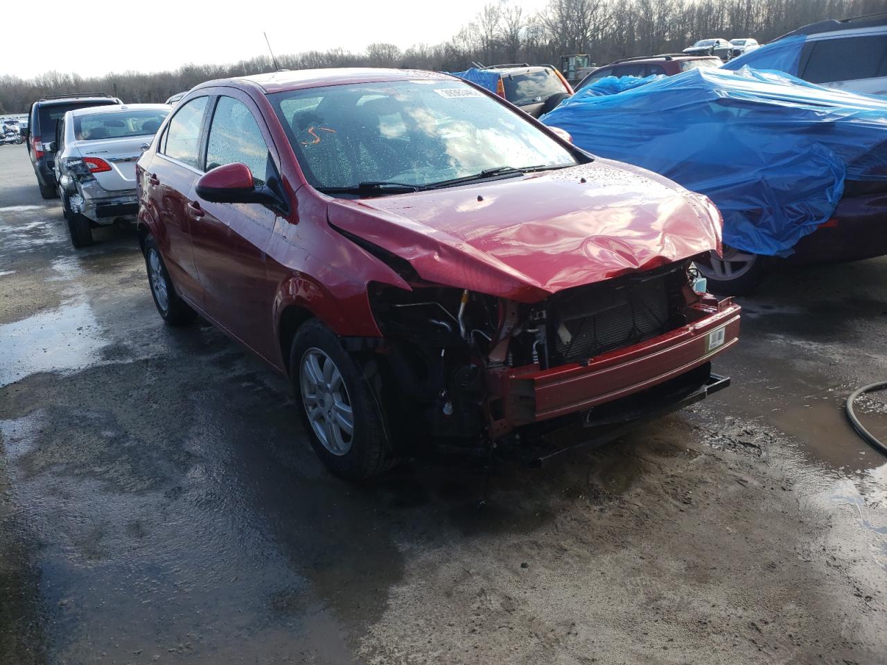CHEVROLET SONIC LT 2016 with VIN 1G1JC5SG1G4122476 - Photo from auction