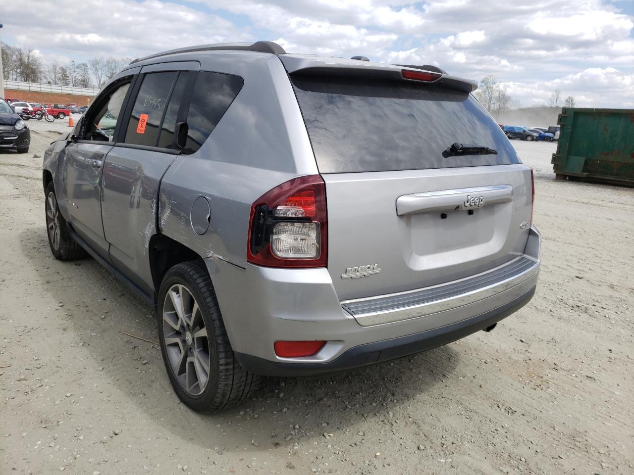Photo 3 from auction – 2016 JEEP COMPASS with VIN 1C4NJCEA5GD739244
