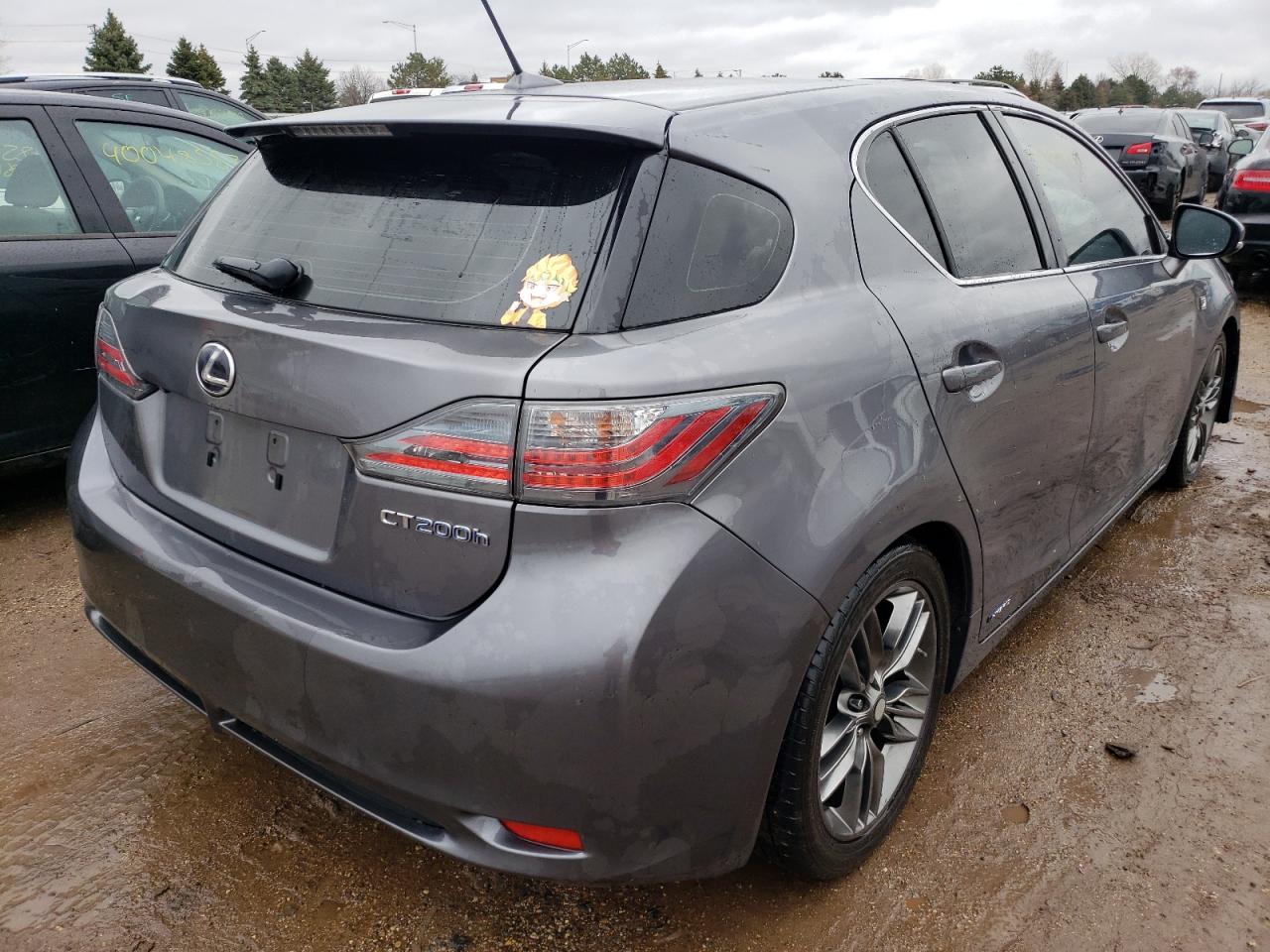 Photo 4 from auction – 2012 LEXUS CT 200 with VIN JTHKD5BH6C2070641