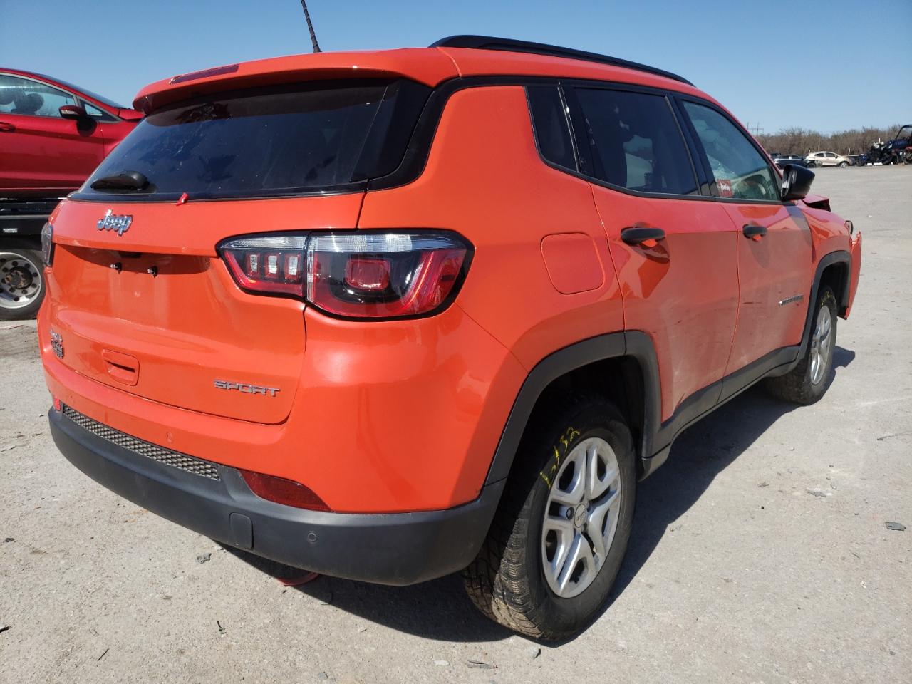 Photo 4 from auction – 2017 JEEP COMPASS SP with VIN 3C4NJDAB7HT655880