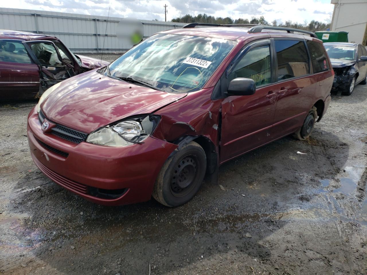 Photo 2 from auction – 2004 TOYOTA SIENNA CE with VIN 5TDZA23C04S135651