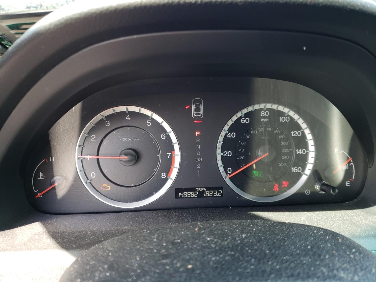 Photo 8 from auction – 2012 HONDA ACCORD EXL with VIN 1HGCP3F84CA016693