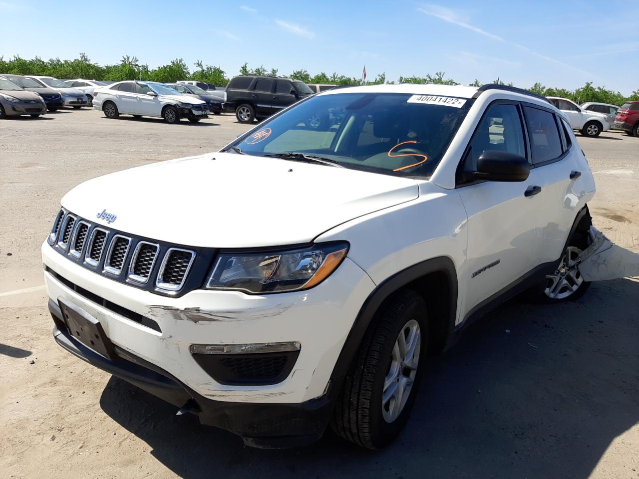 Photo 2 from auction – 2018 JEEP COMPASS SP with VIN 3C4NJCAB9JT148575