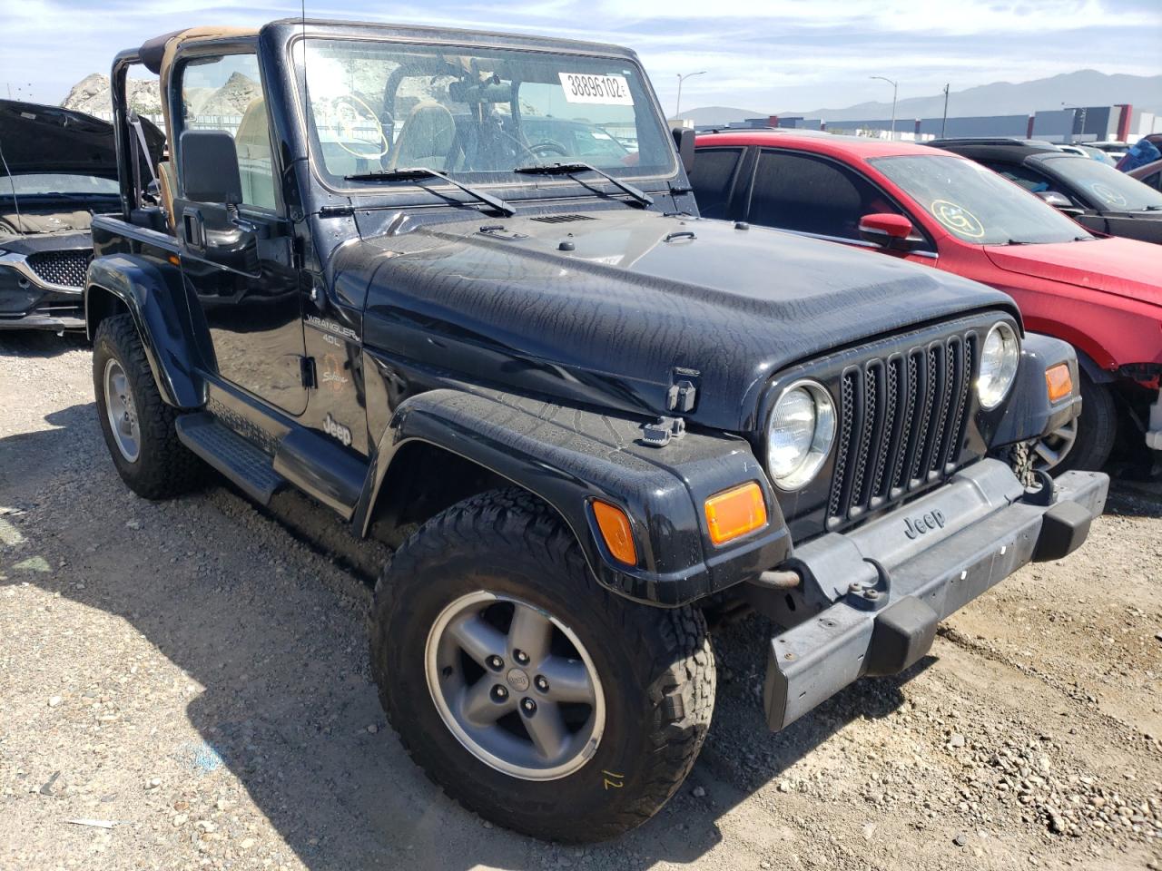 JEEP WRANGLER / 1998 with VIN 1J4FY49S7WP729010 - Photo from auction