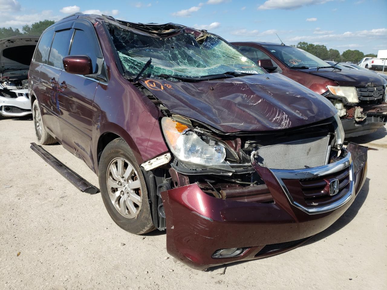 HONDA ODYSSEY EX 2008 with VIN 5FNRL38648B075872 - Photo from auction