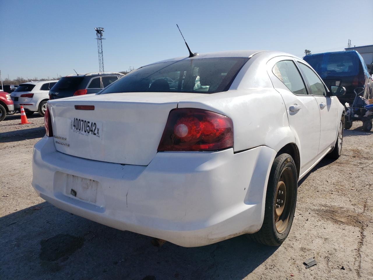 Photo 4 from auction – 2011 DODGE AVENGER EX with VIN 1B3BD4FB1BN518753
